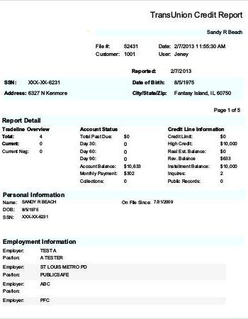 Free-Transunion-Credit-Report